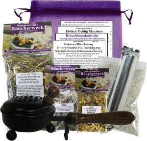 Zu sehen ist das AZ Produktbild zum Beitrag Räucherwerk: Energetische HAUSREINIGUNG + SCHUTZRÄUCHERUNG + KEHRAUSRÄUCHERUNG